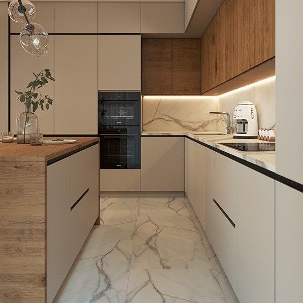 Modern Lacquer Kitchen Cabinets with Waterproof and Fireproof Advantage