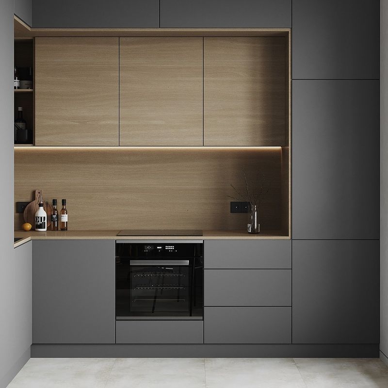 Melamine Board Corner Revolving Pull Out Small Black Basket Cabinet for Modular Kitchens