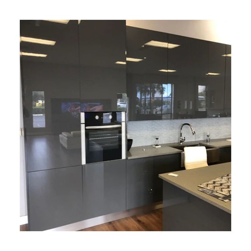 High Gloss Lacquer Kitchen Cabinet with Customized Modern Style and Acrylic Door Panel