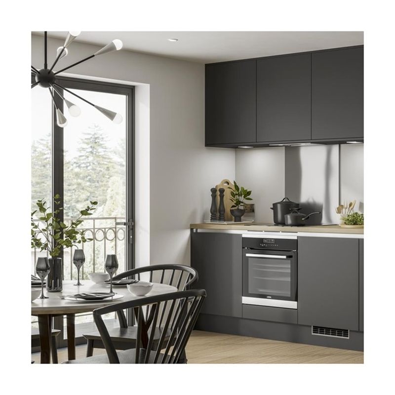 Modern Custom Lacquer Kitchen Cabinet Units with Veneer Color Customization Option
