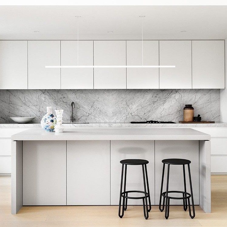 Modern Custom Lacquer Kitchen Cabinet Units with Veneer Color Customization Option