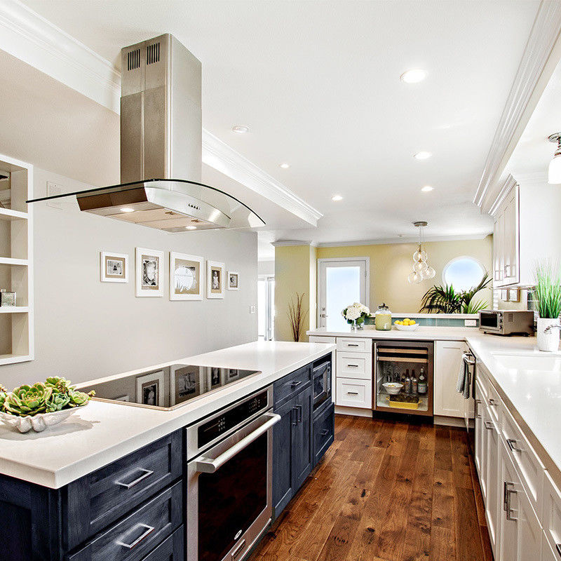 CAD/3D Freely Modern Kitchen Cabinets Design Customized Size Waterproof Shaker Style Kitchen Wall Cabinet