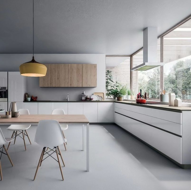 Complete Pullout Drawer Pantry White Kitchen Cabinet Made of MDF for Kitchen Furniture