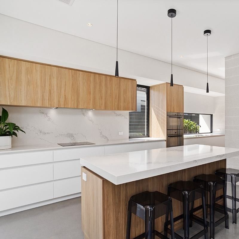Modern Style Compact All-in-One Movable Kitchen Cabinet Contemporary White Smart Design