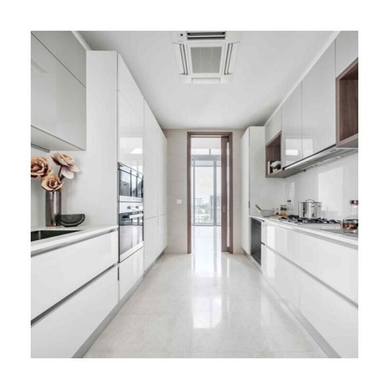 Customized Veneer Color Acrylic Board Roller Shutter Kitchen Cabinet for Light Box Kitchen