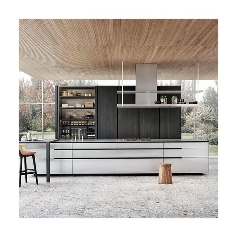 YALIG Wooden Kitchen Cabinet Sets with Waterproof Fireproof Advantage and Blum Hardware