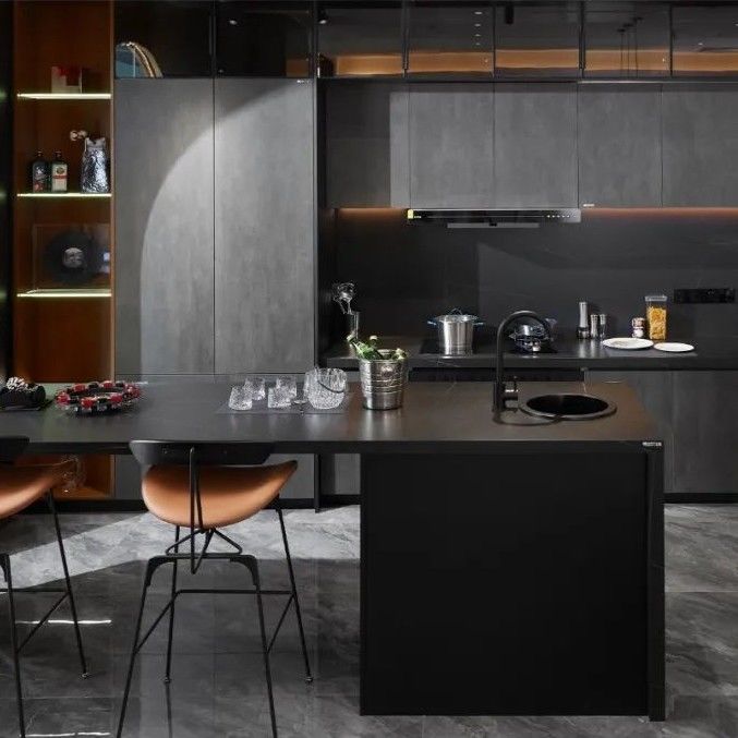 YALIG Wooden Kitchen Cabinet Sets with Waterproof Fireproof Advantage and Blum Hardware