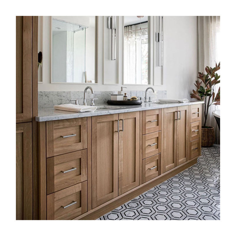 2024 Easy Clean Customized Color Shaker Smart Wood Kitchen Cabinet with Modern Style