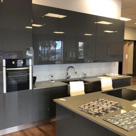 YALIG's Modern Lacquer Door Design for Wood Kitchen Cabinets Waterproof and Fireproof