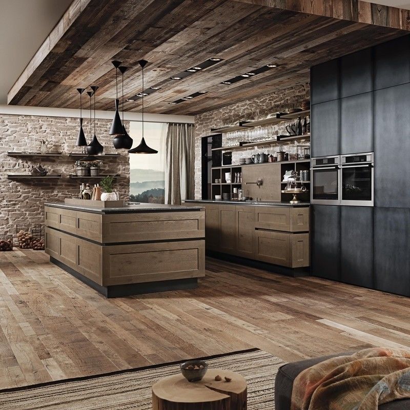 YALIG Melamine Kitchen Cabinet Kitchen Furniture Set with Customized Veneer Color