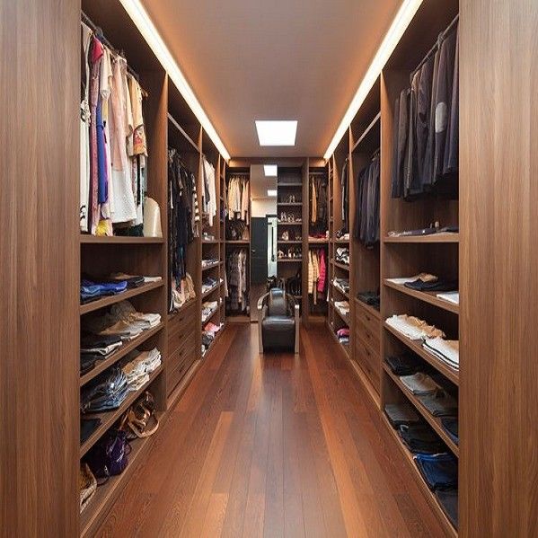 Modern Design Bedroom Wooden Wardrobes in the Wall Customized Size Waterproof Folded NO