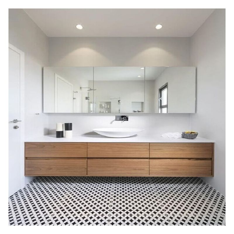 Create A Modern Look In Your Bathroom With Plywood Wall Vanity Cabinet And Led Mirror