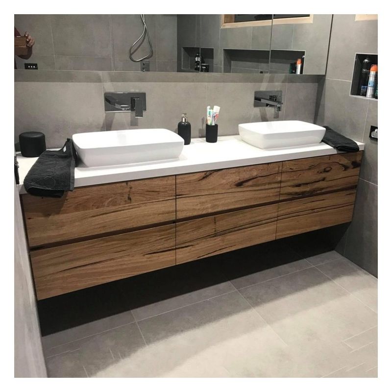Create A Modern Look In Your Bathroom With Plywood Wall Vanity Cabinet And Led Mirror