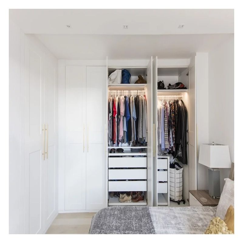 Mail Packing N Modern Minimalist Style Wardrobe for Bedroom Furniture in Apartment