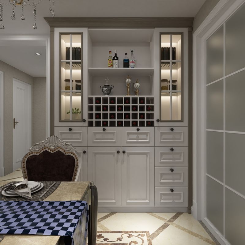 Customized Color Modern Furniture Wine Bar Cabinet for Living Room Decor Furnishing