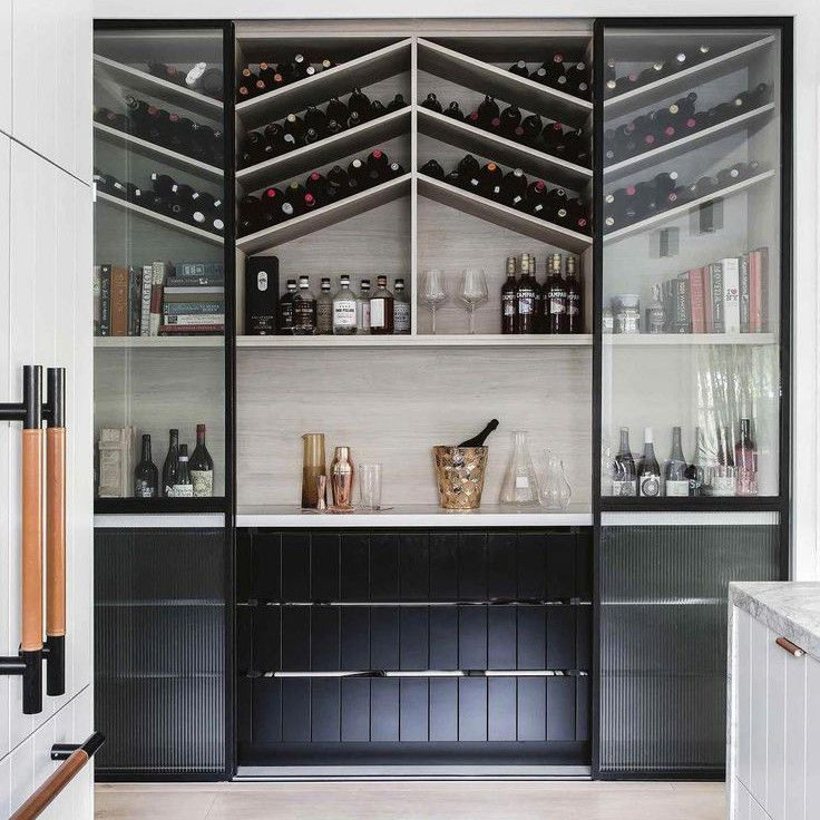 Customized Color Modern Furniture Wine Bar Cabinet for Living Room Decor Furnishing