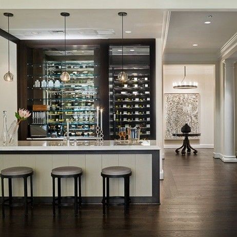 Contemporary Design Style Wood Wine Bar Cabinet for Living Room Furniture Partition