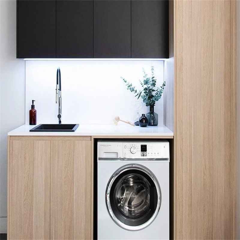 Simple Modern YALIG 1200 Large Wood Laundry Sorting Cabinet for Washing Machine in MDF