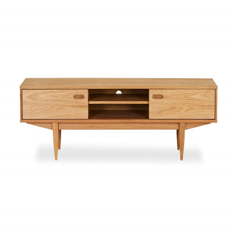 Modern Grey Curved Corner Glass TV Stand for Living Room Elegant and Customizable