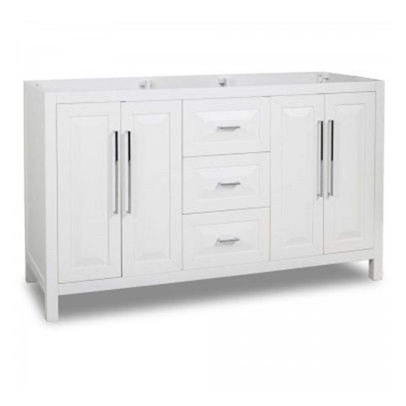 Modern Style Customized Color Shaker Lacquered Bathroom Cabinet with Ceramic Countertop