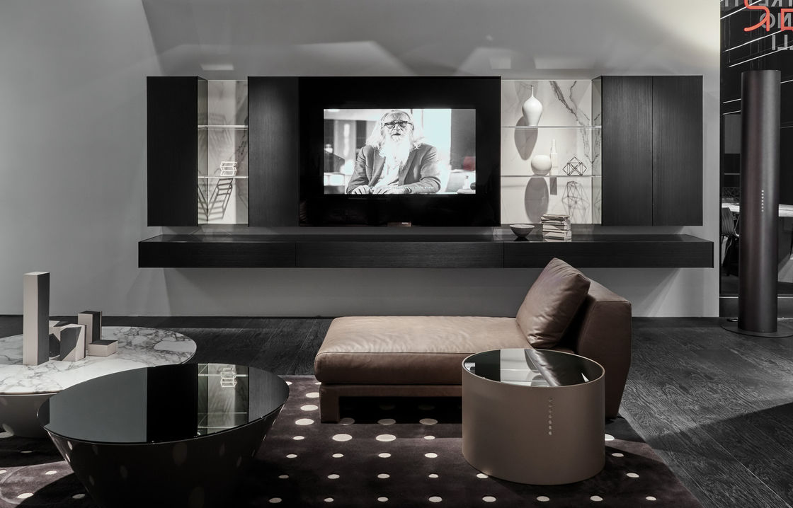Wood Style PANEL Living Room TV Unit and Coffee Table Set for Apartment Entertainment