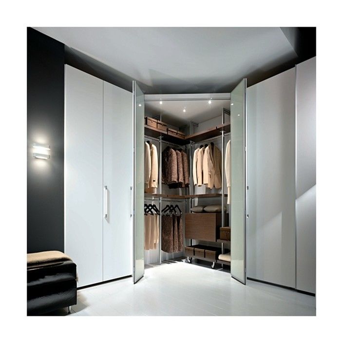 Customized Walk-in Wardrobe Minimalist Wooden Storage Solution for Bedroom Furniture