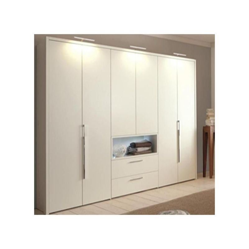 Wooden Stylish Minimalist Dark Lacquer Matte Modern Bedroom Wardrobe With Pull Out Doors