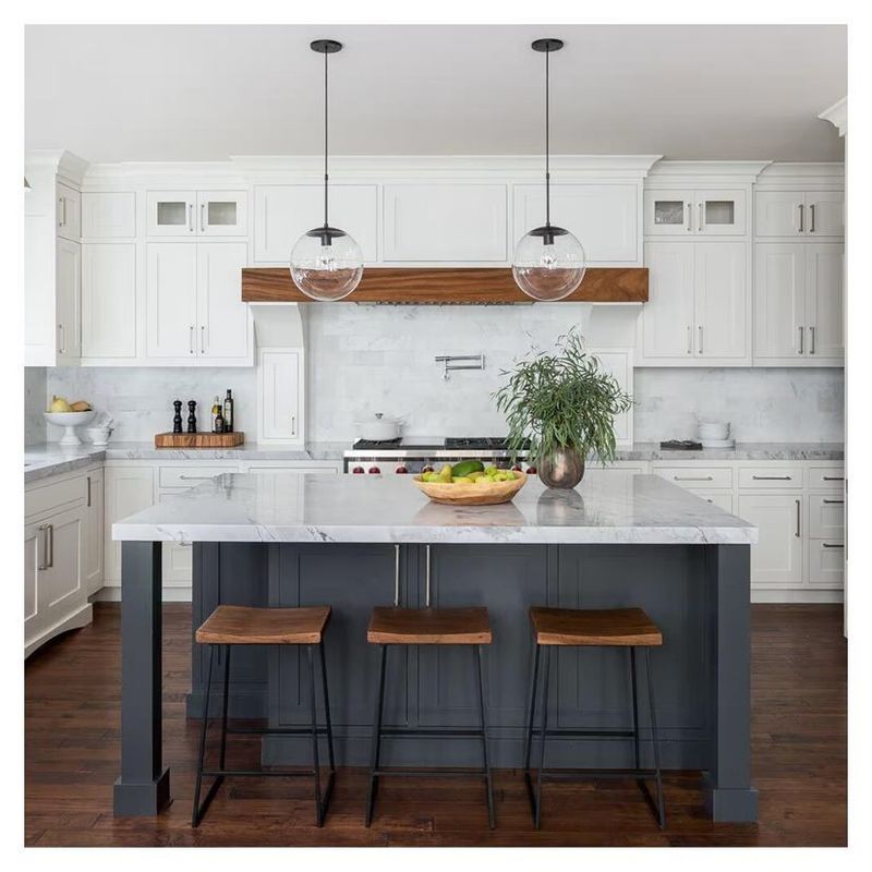 Acrylic Door Panel Surface Treatment Kitchen Cabinet for Modern Home or Restaurant
