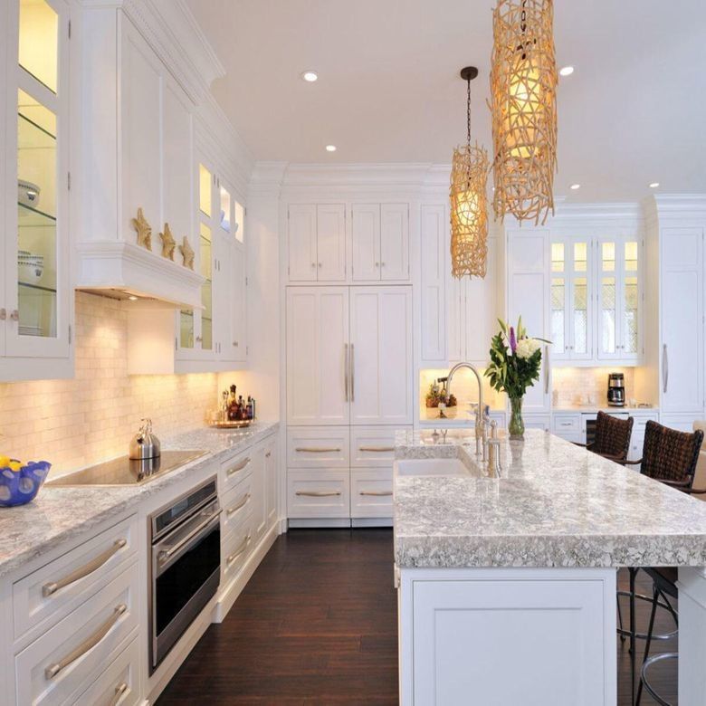 Acrylic Door Panel Surface Treatment Kitchen Cabinet for Modern Home or Restaurant