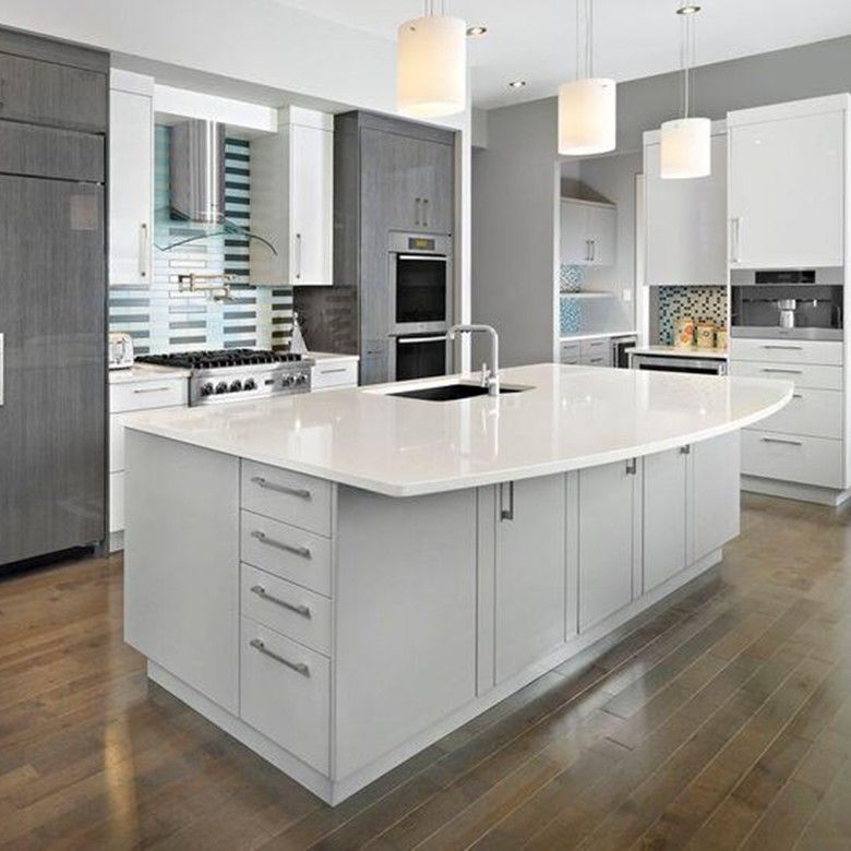 Home Modern Flat Pack Smart Kitchen Pantry Modular Kitchen Furniture Cabinets for Villa