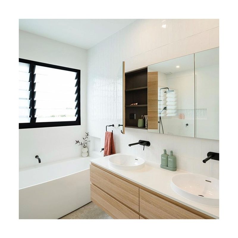 Small Rectangle Wall Hanging Bathroom Vanity Sink with Bath Tub and Mirror Included