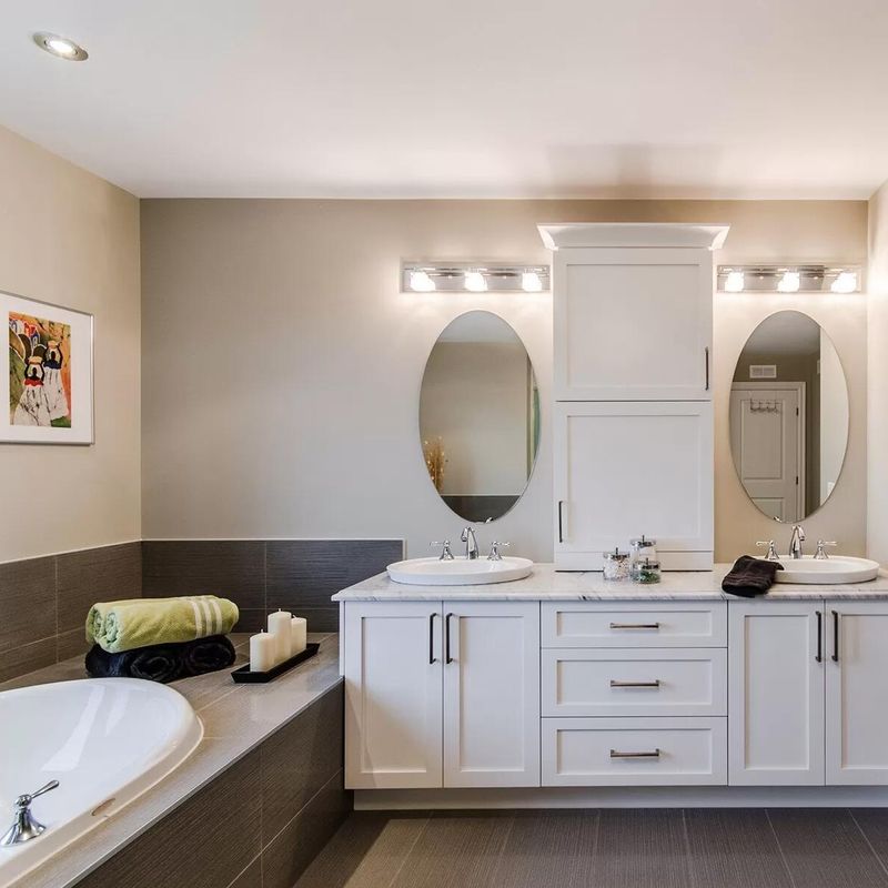 Small Rectangle Wall Hanging Bathroom Vanity Sink with Bath Tub and Mirror Included