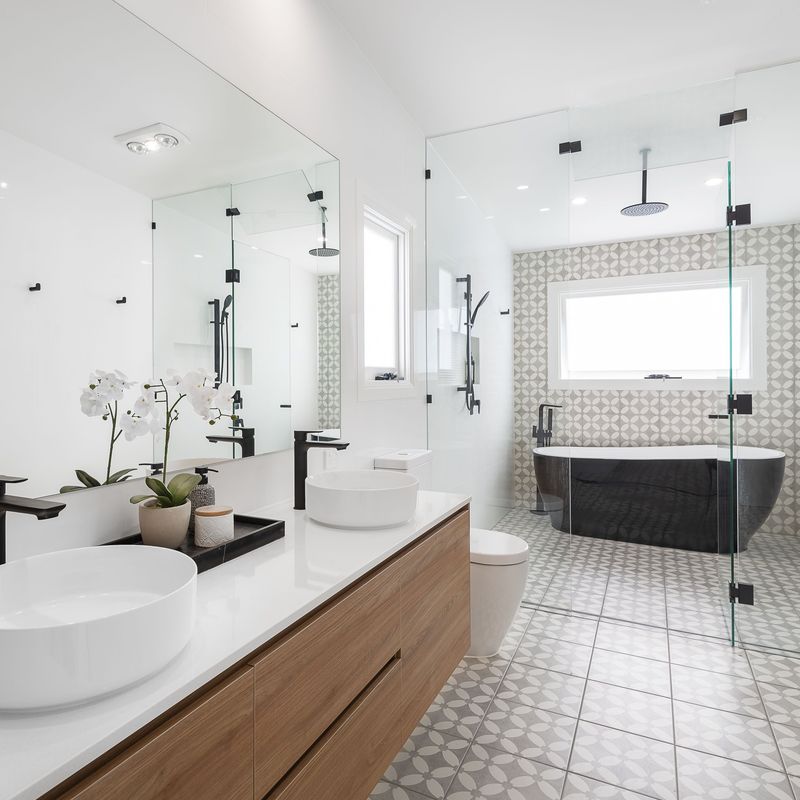 Small Rectangle Wall Hanging Bathroom Vanity Sink with Bath Tub and Mirror Included