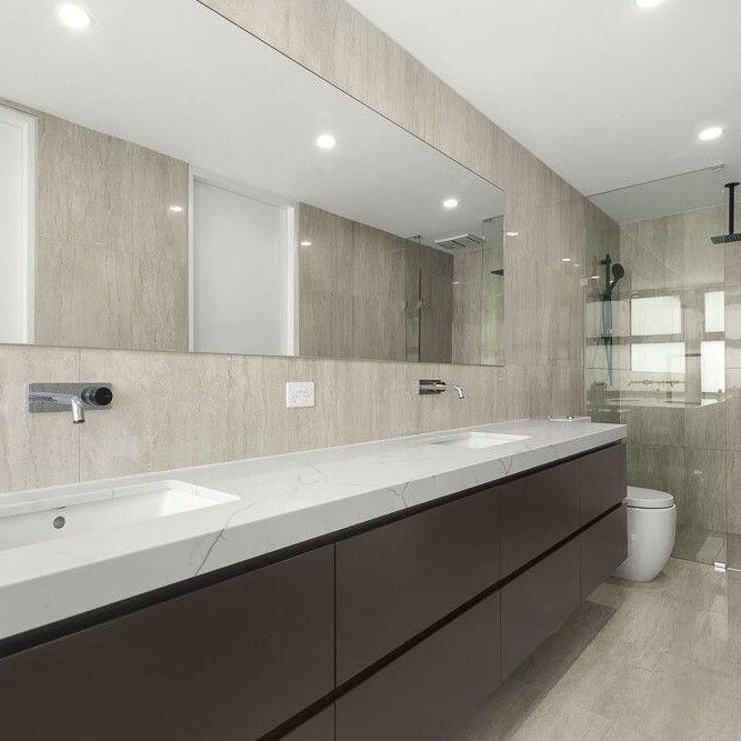 Contemporary Wall Mounted Bathroom Vanity Set With Smart Mirror Cabinet Width 38-46
