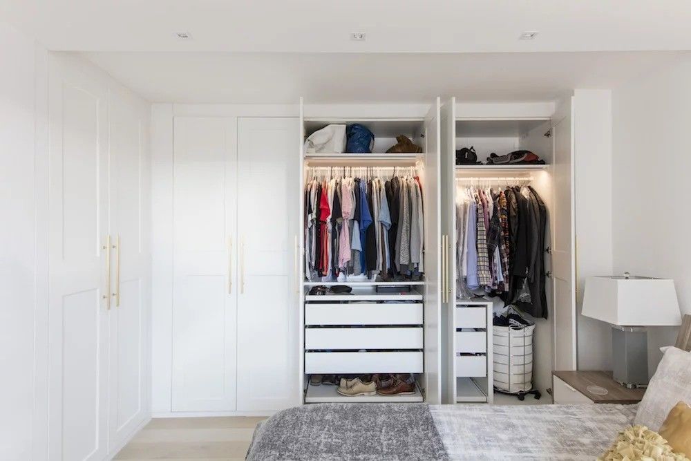Custom High End Mr Hdf Board Bedroom Apartment Wardrobe Closet for Home Villa Hotel