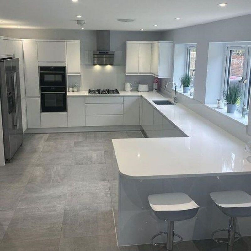Veneer Finished Door Modern Complete Kitchen Cabinet Set with Sink from Turkey's Top