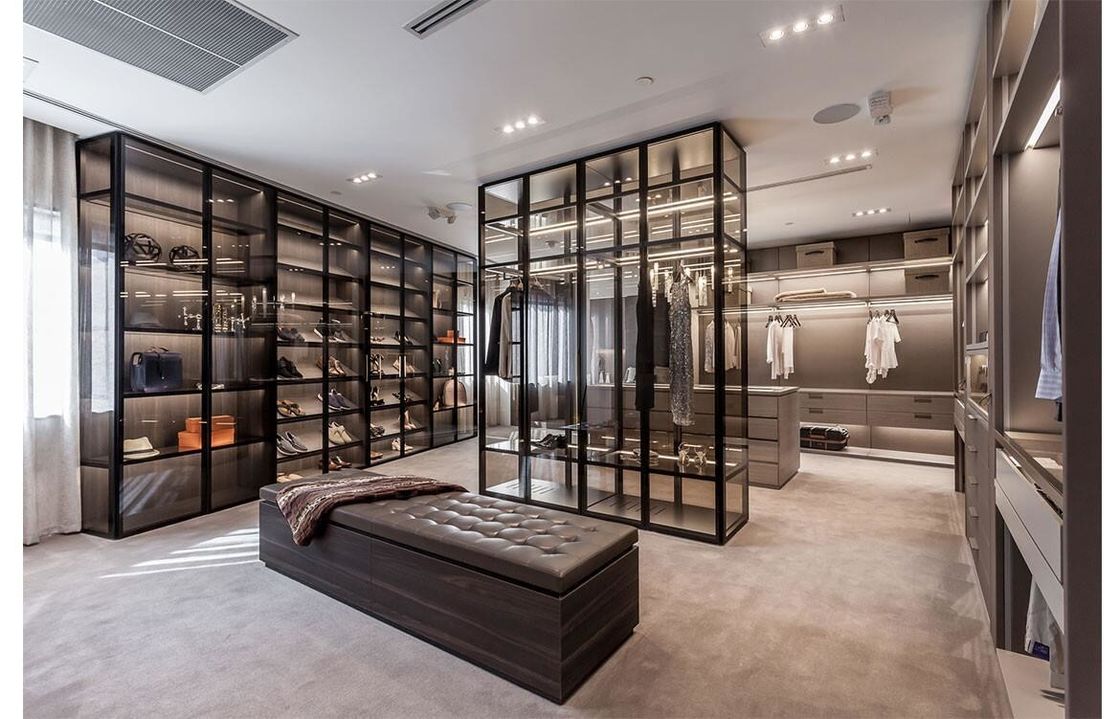 Modern Material MR HDF Board Used to Create High End Wooden Bedroom Wardrobe Closets