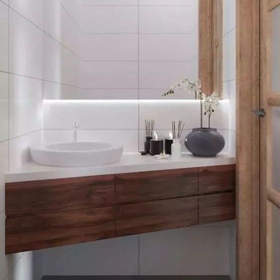 Include Basin Yes Triangular Corner Bathroom Vanity Set with Mirror and Faucet