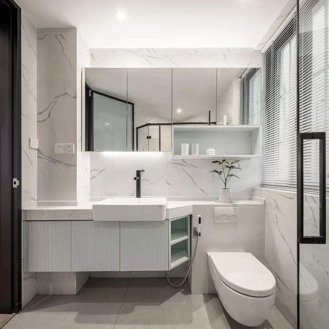 Include Basin Yes Triangular Corner Bathroom Vanity Set with Mirror and Faucet