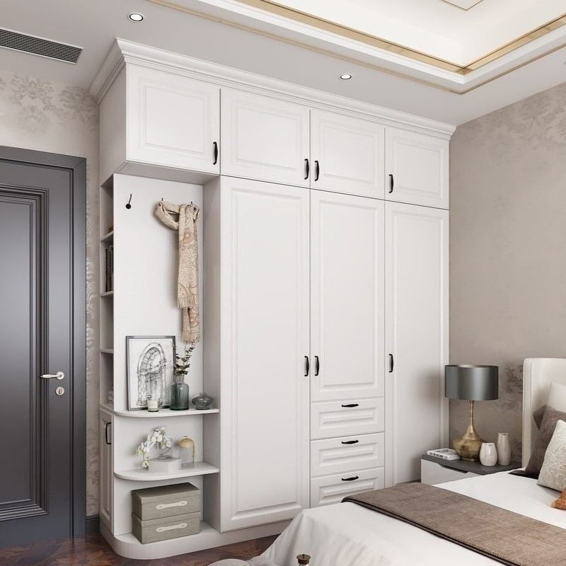 Modern Style High End Walk-in Wardrobes Made of MR HDF Board for Customized Bedrooms
