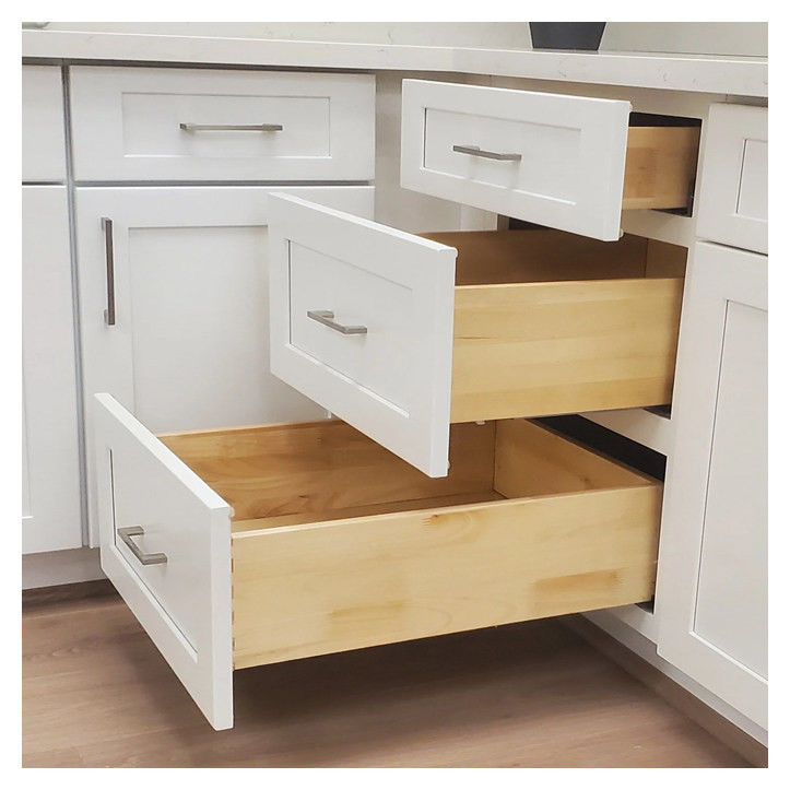 Apartment Shaker Style Standard Modular Solid Wood Kitchen Cabinet Doors And Drawer Fronts