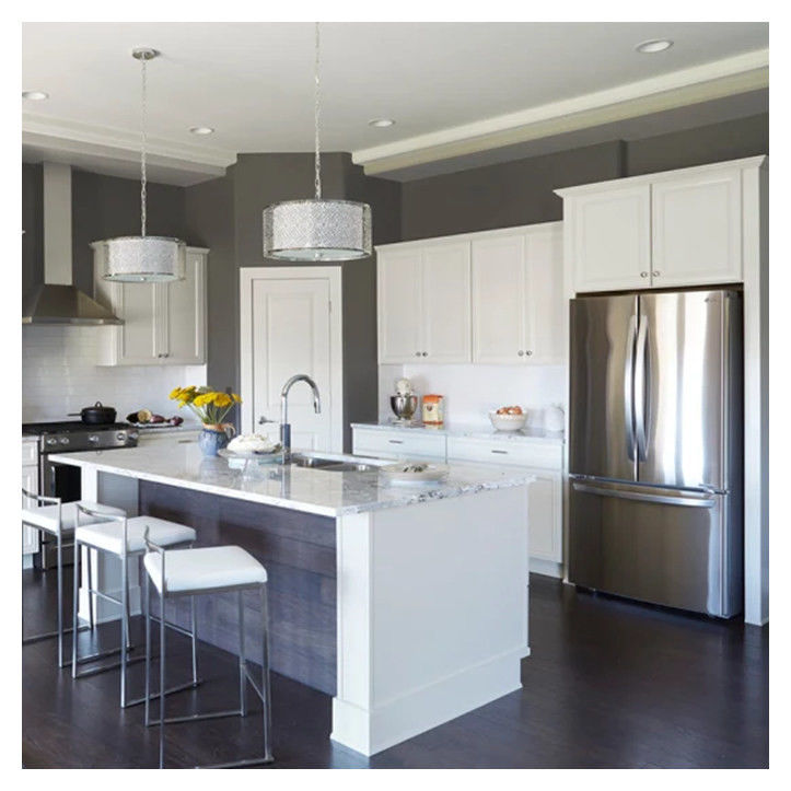 Apartment Shaker Style Standard Modular Solid Wood Kitchen Cabinet Doors And Drawer Fronts