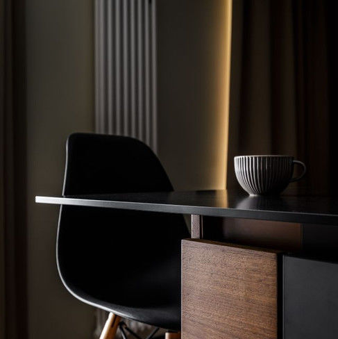 Customized Veneer Color Modular Furniture Cupboard for Villa/Apartment Modern Kitchen
