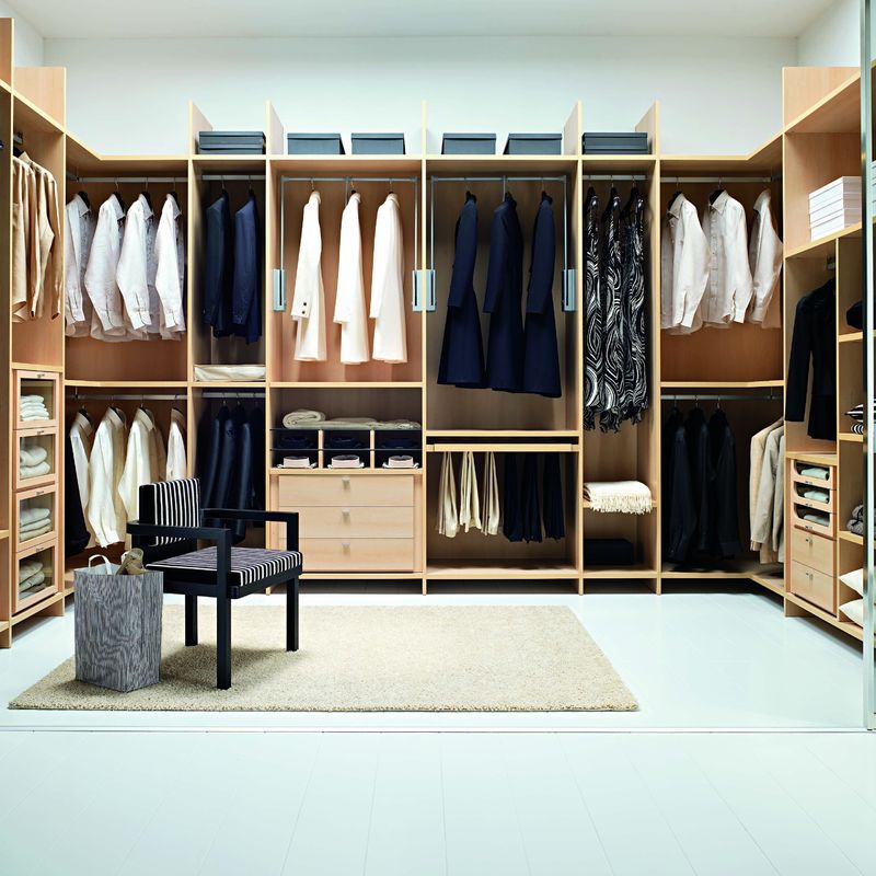 Custom Set Wood Style 2024 Modern Modular Bedroom Walk-in Closet System for Apartment