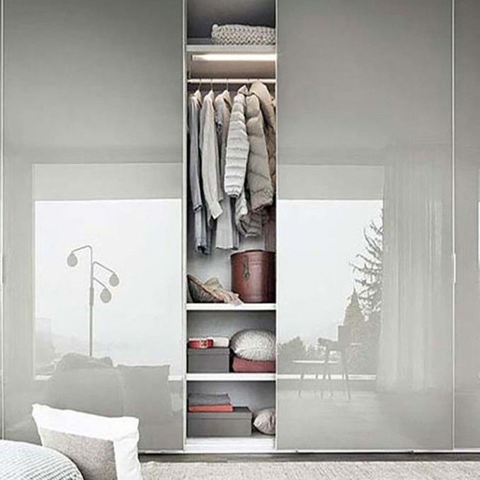 2D/3D PANEL Wood Style Glossy Bedroom Cabinet Sliding Door Wardrobe in Australia Standard