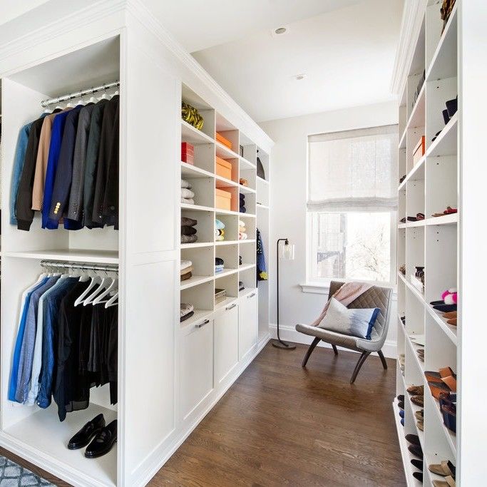 Extendable Built-in Wardrobe With Sliding Door For High End Modern Bedroom Furniture