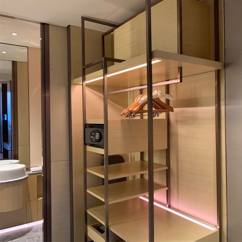 Modern Style Wooden Clothes Closet Custom Luxury Design for Home Villa Hotel Apartment