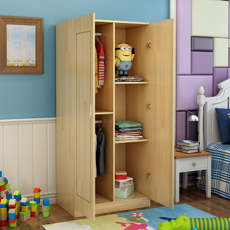 Modern Style MDF Wooden Kid Fixable Design Bedroom Wardrobe with Smart Storage Closet