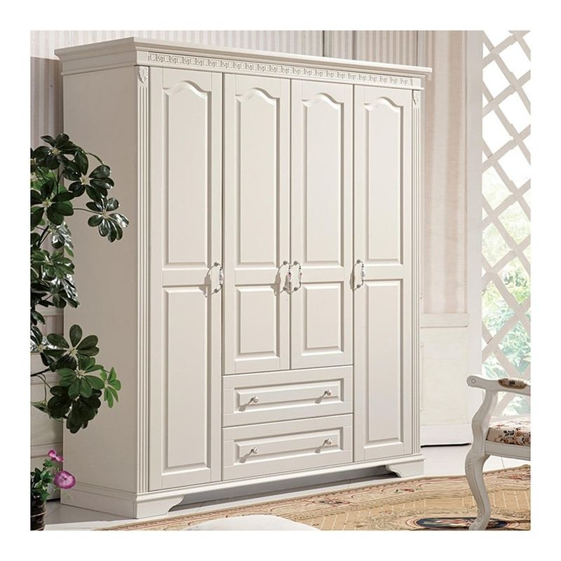 MR HDF Board Wooden Wardrobe Closet for Bedroom Large Storage Space and Durable Design