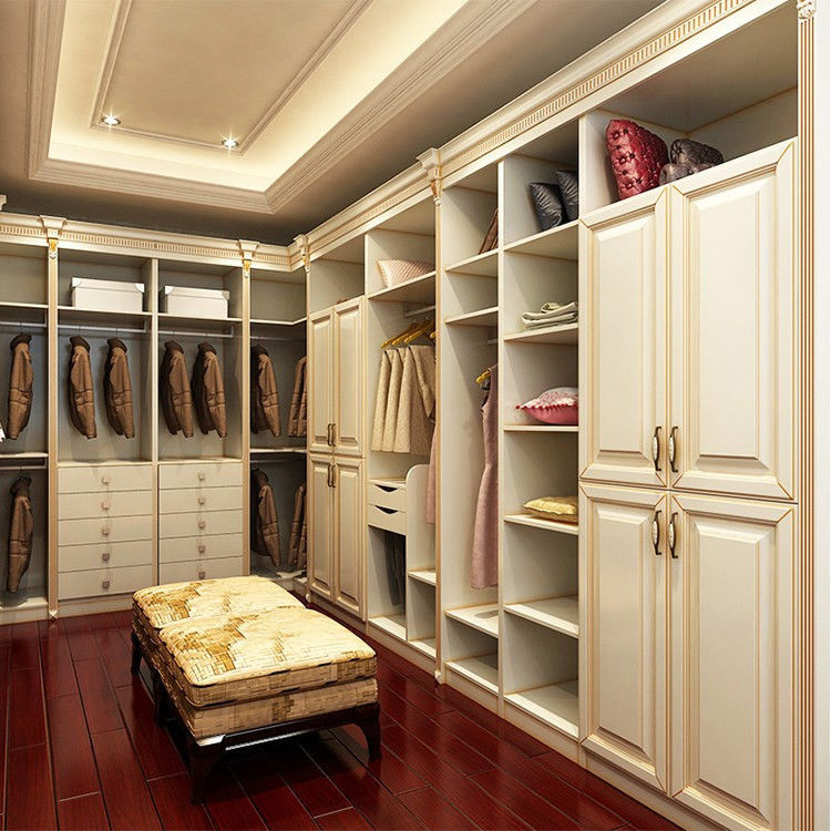 MR HDF Board Wooden Wardrobe Closet for Bedroom Large Storage Space and Durable Design